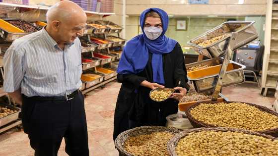 Iran's oldest pistachio trader readies daughter to one day take over