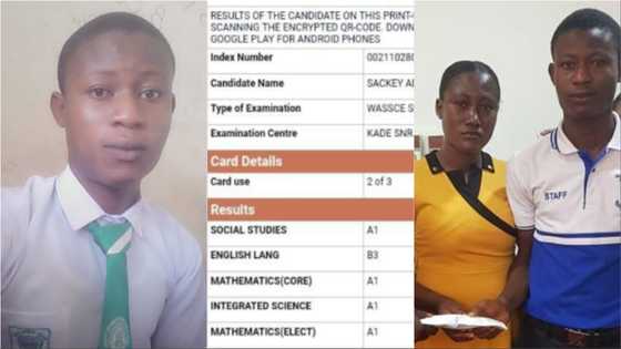 SHS graduate with 7As gets full scholarship after Akufo-Addo’s intervention
