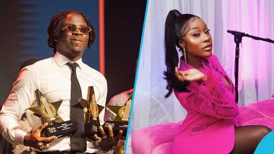 Stonebwoy speaks on squahsing beef with Efia odo after she called him an old man
