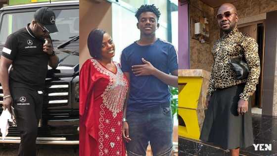 Nana Aba Anamoah's baby daddy finally finds love; flaunts his new woman to the world