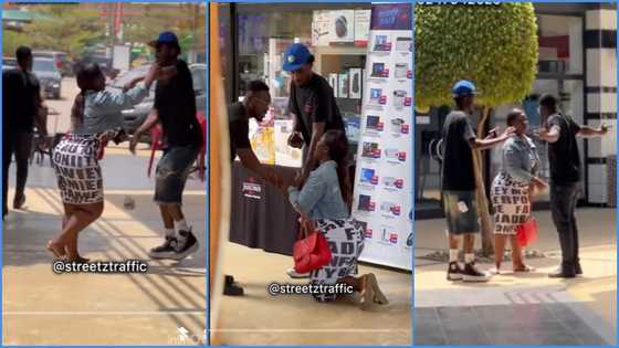 Curvaceous Ghanaian lady caught cheating by her partner, video goes viral