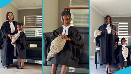 John Dumelo's daughter looks all grown, dazzles in legal outfit on her 4th birthday