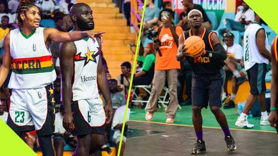 Joey B, RJZ and Top Music Stars Display Basketball Skills at the 2024 BAL in Accra: Video