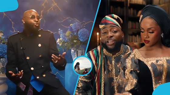 Second time: Davido kneels for Chioma at historic French chateau in new video, fans gush