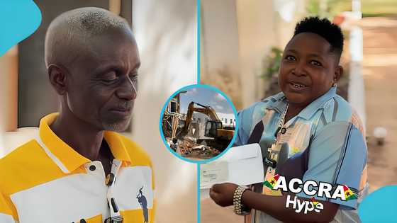 “He try”: Jasmine Rice CEO donates GH¢50,000 to elderly man from viral Sakumono demolition