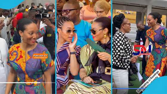JJ Rawlings’ daughter Amina Rawlings makes rare public appearance at her late father’s birthday party