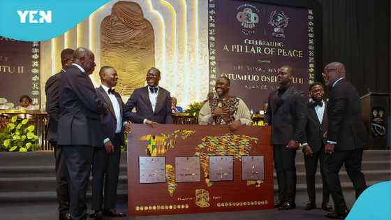Otumfuo’s custom caveman gold clock sold for GH¢1.5 million to Nick Danso Adjei