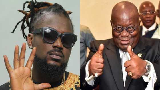 Samini endorses Akufo-Addo in grand style; photo surfaces on the internet