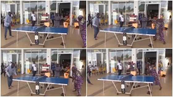 Barefooted woman 'teaches' man serious lesson during table tennis game, video sparks reactions