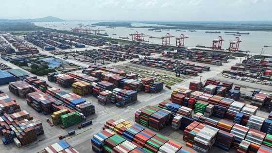 China exports, imports fall again in August but pace slows