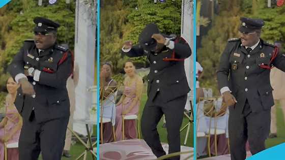 Senior GNFS officer steals the show at wedding with impressive dance moves