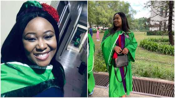 Lady who thought she would never get admission 5yrs ago graduates as Best Student with 4.91 CGPA