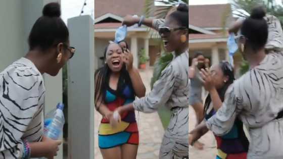 Video of Salma Mumin surprising Moesha on b'day pops up after leaked audio