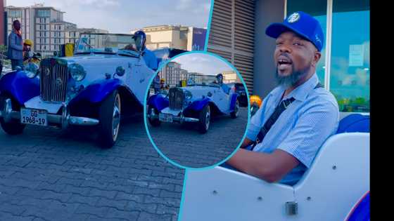How KOD displays posh vintage car ahead of Rhythms on Da Runway 2023, fans gushed