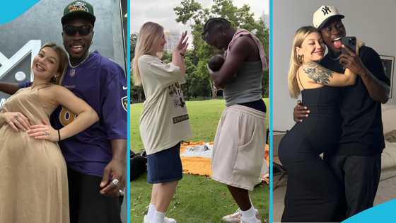 Yoofi and Jane: Ghanaian dancer and his Russian wife welcome their 1st child: "DWP Baby"