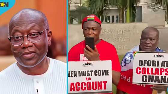 Protesters storm U.S. Embassy in Accra to demand Ofori-Atta’s extradition: "Bring back Ken"