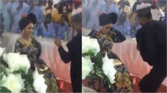 Handsome man weds his pretty physically-challenged girlfriend in video