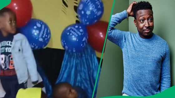Uncle's hilarious mishap ruins toddler's birthday cake in a video, delights Mzansi