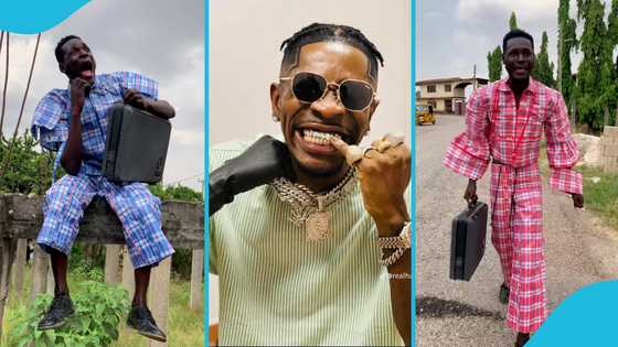 Shatta Wale heralds Ghanaian comedian 24GH: "You go international pass we all"