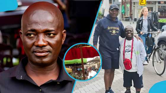 Appiah Stadium attends Awukudae Festival durbar with Kwame Ahenfie at Manhyia Palace