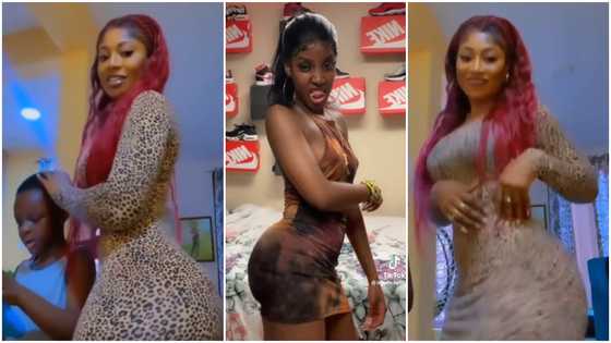 Reactions as pretty lady twerks harder than Bhadie Kelly in video: “Boy wan sleep”