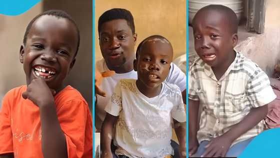 Albert Ofosu Nketia: Little crying boy who went viral reportedly unwell and in need of financial support