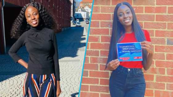 Ghanaian lady awarded a scholarship for her master's degree in UK, peeps react to her tweet: “Keep soaring”