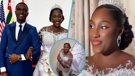 GMB: 2021 winner Benedicta Sarfoa Asamoah marries in elegant white wedding, videos emerge