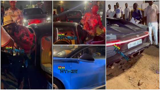 Despite makes his "bestie" Ernest Ofori Sarpong drive him home after long night of chilling