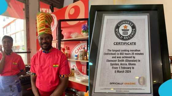 Chef Smith speaks after setting new cook-a-thon record: "It was by dint of hard work"