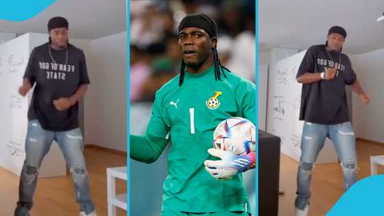 Black Stars goalie Lawrence Ati Zigi displays skills like Dancegod Lloyd in viral video