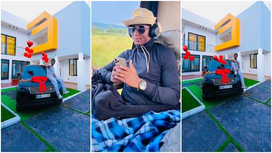 Kojo Forex: GH millionaire gifts himself luxury mansion and Range Rover on his b'day; fans wish him well
