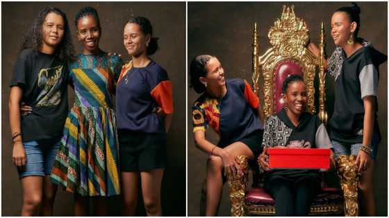 NSMQ mistress Prof Kaufmann shows off beautiful daughters in cute photos; they look tall and big