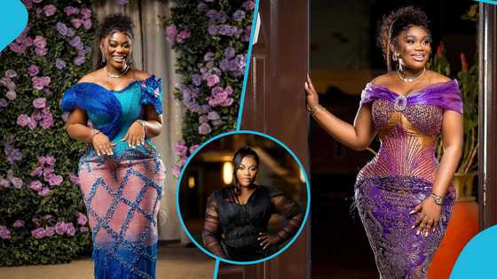 Dr Kweku Oteng’s ex-wife Akua GMB rocks bold black gown at 2025 TGMA