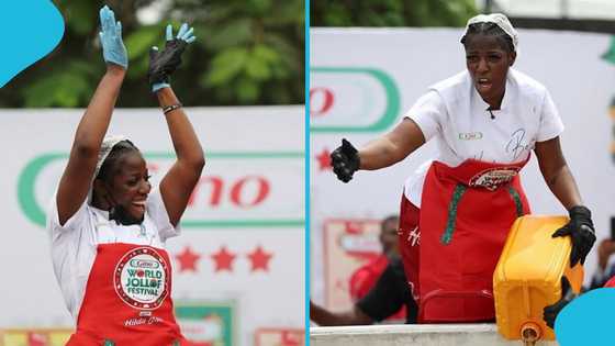 Hilda Baci completes Guinness World Record to make the biggest pot of jollof rice: “Congratulations”