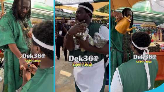 Ajagurajah's staunch follower spends GH¢52k on his special perfume at 8th anniversary celebration