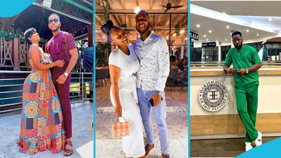 Aaron Adatsi gets cosy with new lady in video, sparks reactions