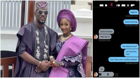 Reactions as man shares first chat as he finally marries lady who ignored him on Twitter for 24 days