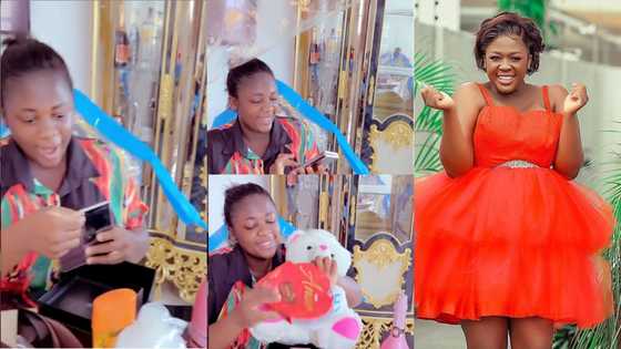 Video of expensive Valentine's Day gift Tracey Boakye's lover bought for her pops up