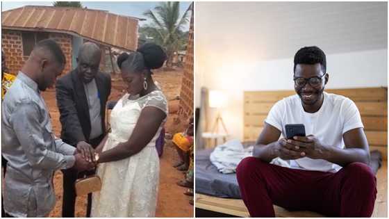 Ghanaian weddings: Couple tie knot in simple ceremony, video stirs emotions