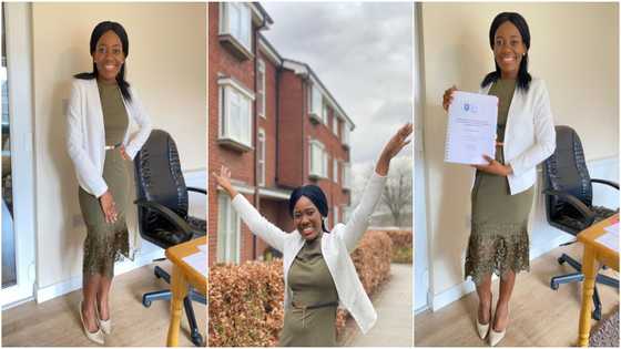 Ghanaian lady bags PhD at young age; stirs reactions with powerful photos