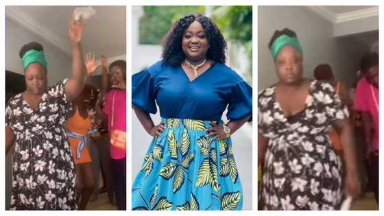 Roselyn Ngissah nails ‘washawasay’ challenge with new video dancing with broken leg; fans say she won