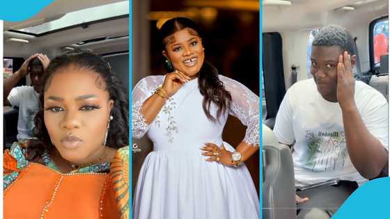 Obaapa Christy flaunts handsome son, jams to Black Sherif's song with him