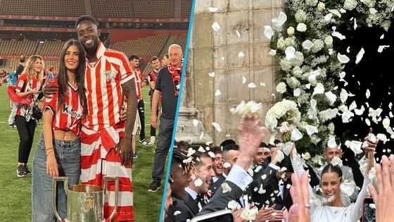 Iñaki Williams' weds longtime girlfriend Patricia Morales, photos from their plush