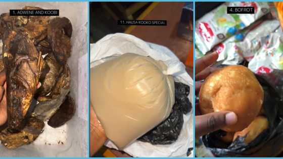 Ghanaian man packs Hausa koko and other items to UK, peeps react