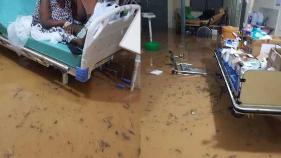 Cape Coast Teaching Hospital submerged after 6 hours of rain; COVID centre affected