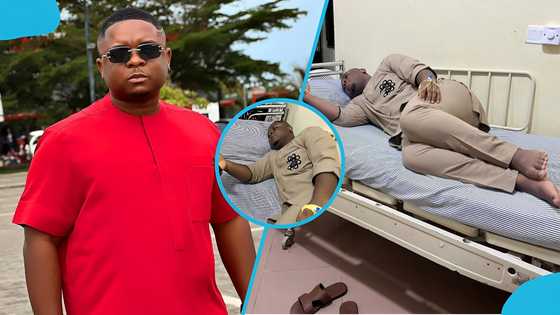 Ghanaian actor Enock Darko hospitalised as bedside photo surfaces