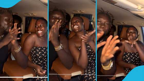 Fella Makafui hangs out with Showboy amid his issues with Medikal, claims they are ‘besties’