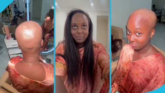 YouTuber cuts her long hair, flaunts her bald hair in a video