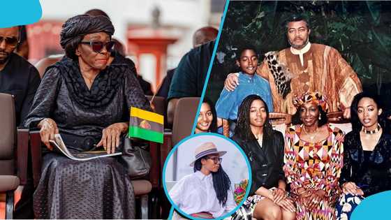 Yaa Asantewaa Agyeman-Rawlings: 5 rare photos of the late Nana Konadu's second daughter amaze fans online